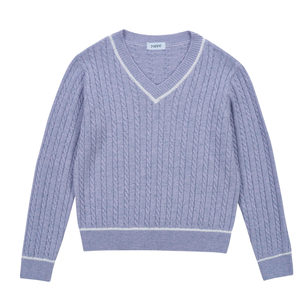 CABLE CASHMERE KNIT
