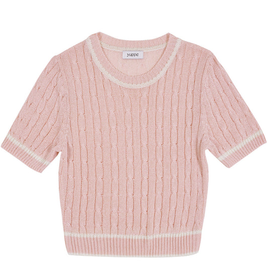 CABLE COLOR KNIT