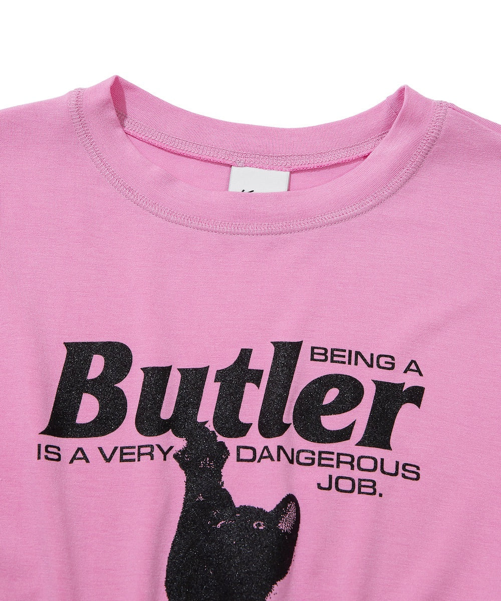 CAT BUTLER Crop long-sleeved T-Shirt