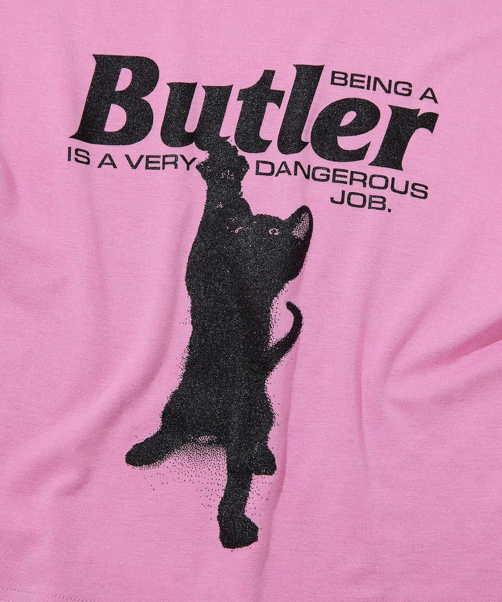 CAT BUTLER Crop long-sleeved T-Shirt