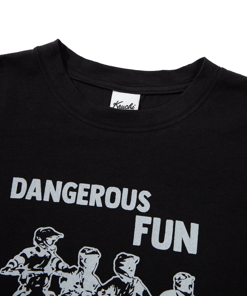 DANGEROUS FUN CROP T-SHIRT