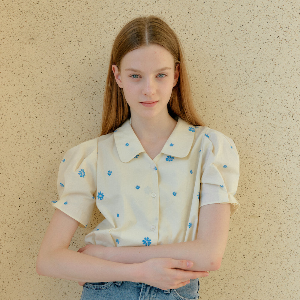 FLOWER PUFF SHIRT