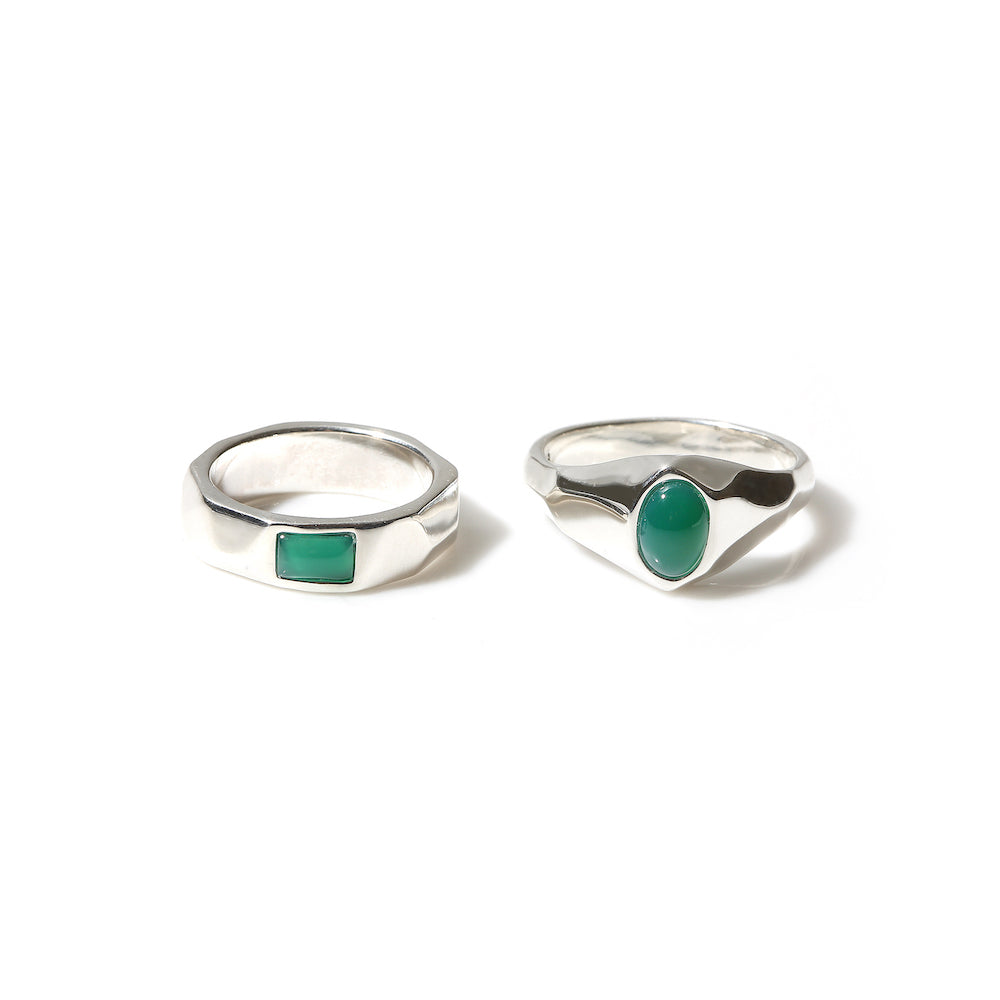 Flat Carved Ring