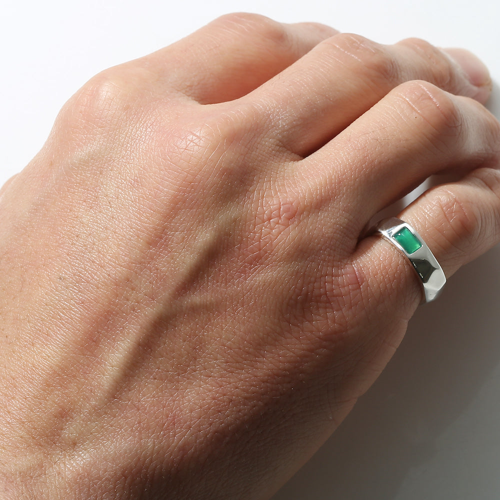 Flat Carved Ring