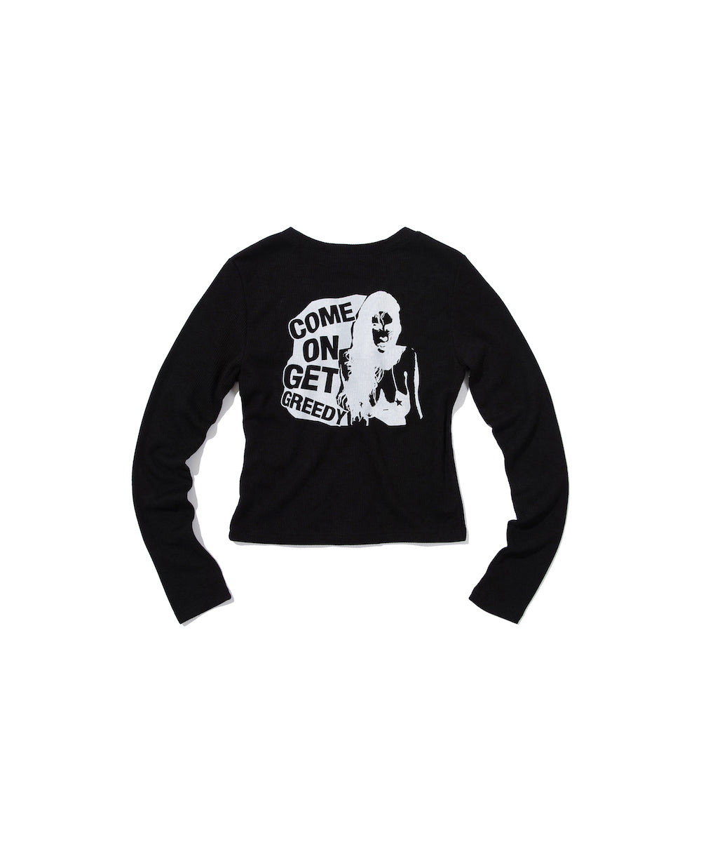 GREEDY CROP CARDIGAN