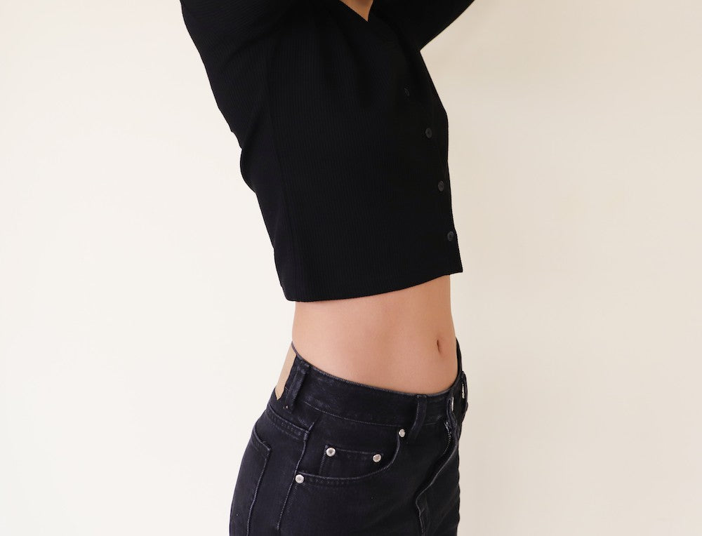 GREEDY CROP CARDIGAN