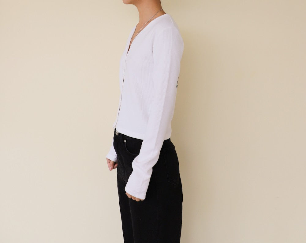 GREEDY CROP CARDIGAN