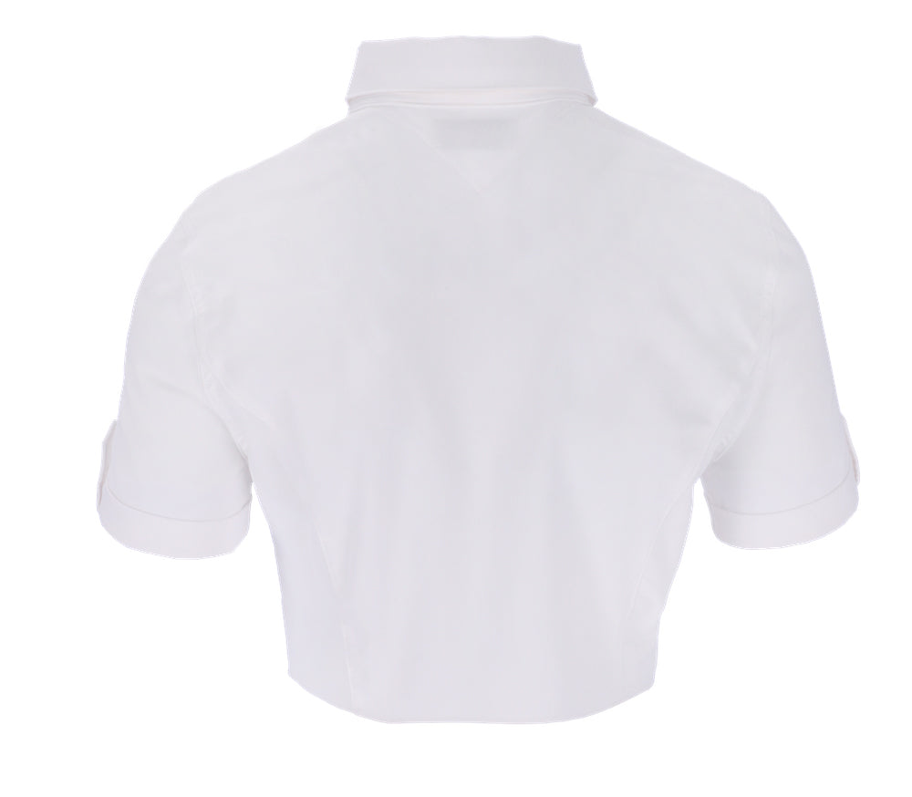 L Signature Symbol embroidered Crop Shirts