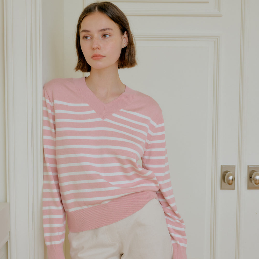 LINE STRIPE KNIT