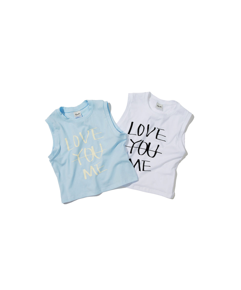 LOVE ME CROP SLEEVELESS