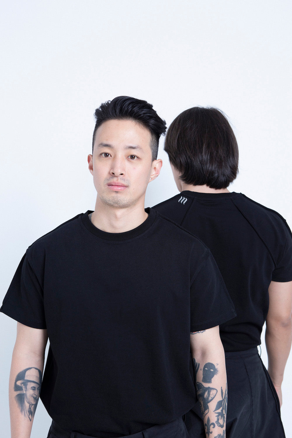 Logo Needlework Tight T-shirts