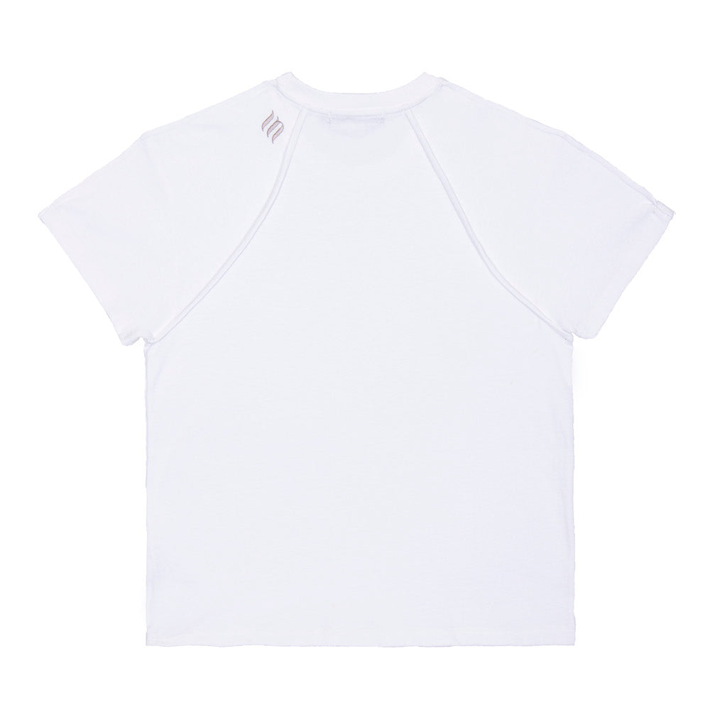 Logo Needlework Tight T-shirts