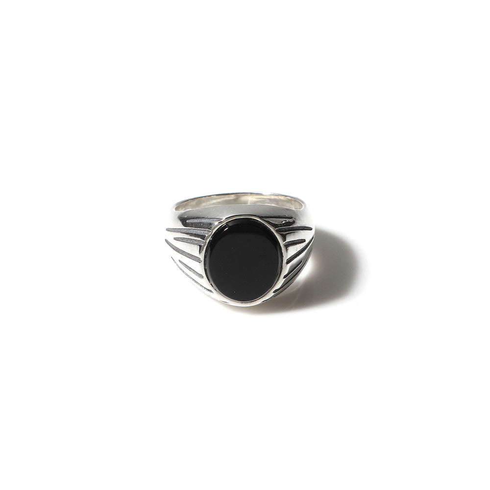 Round Onyx Ring