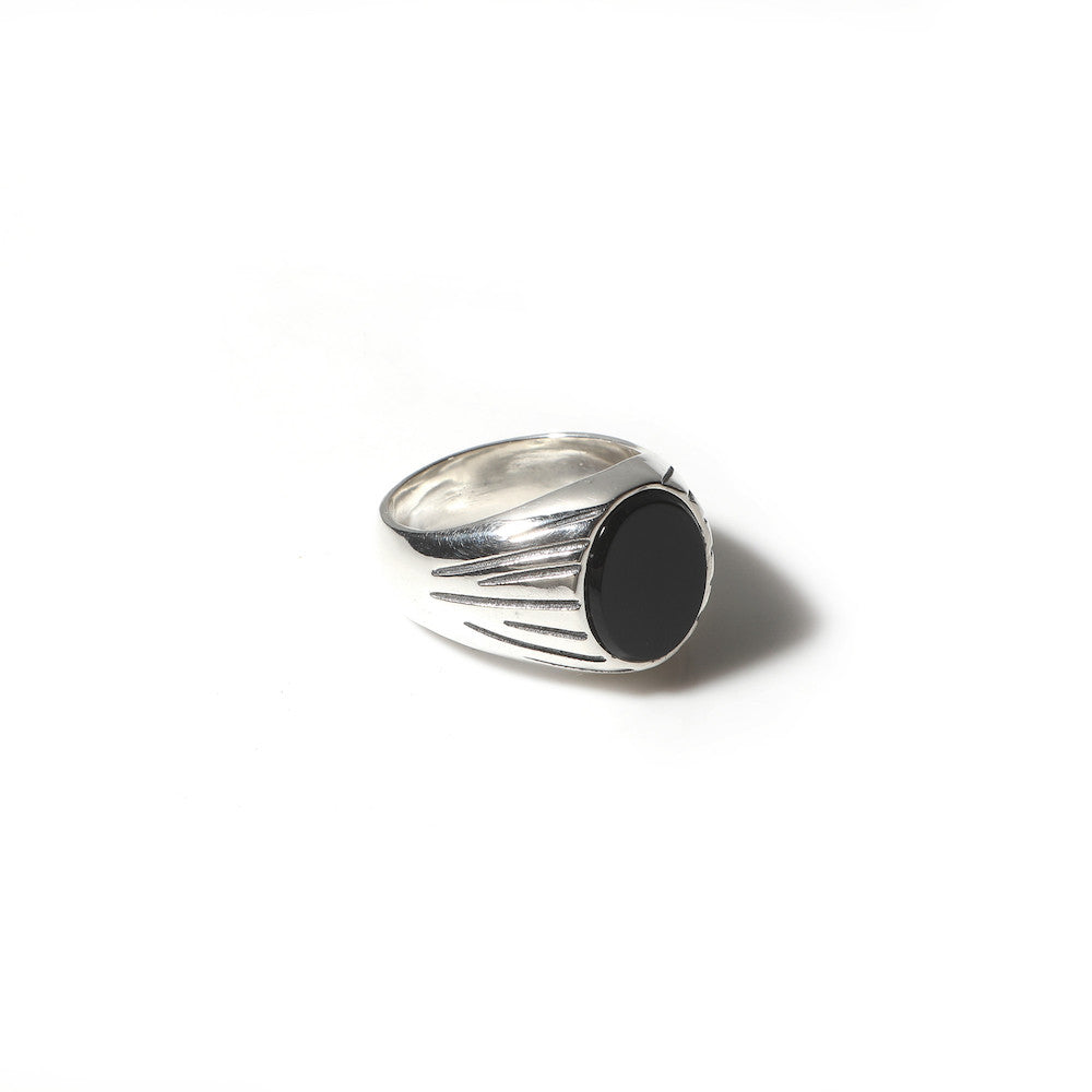 Round Onyx Ring