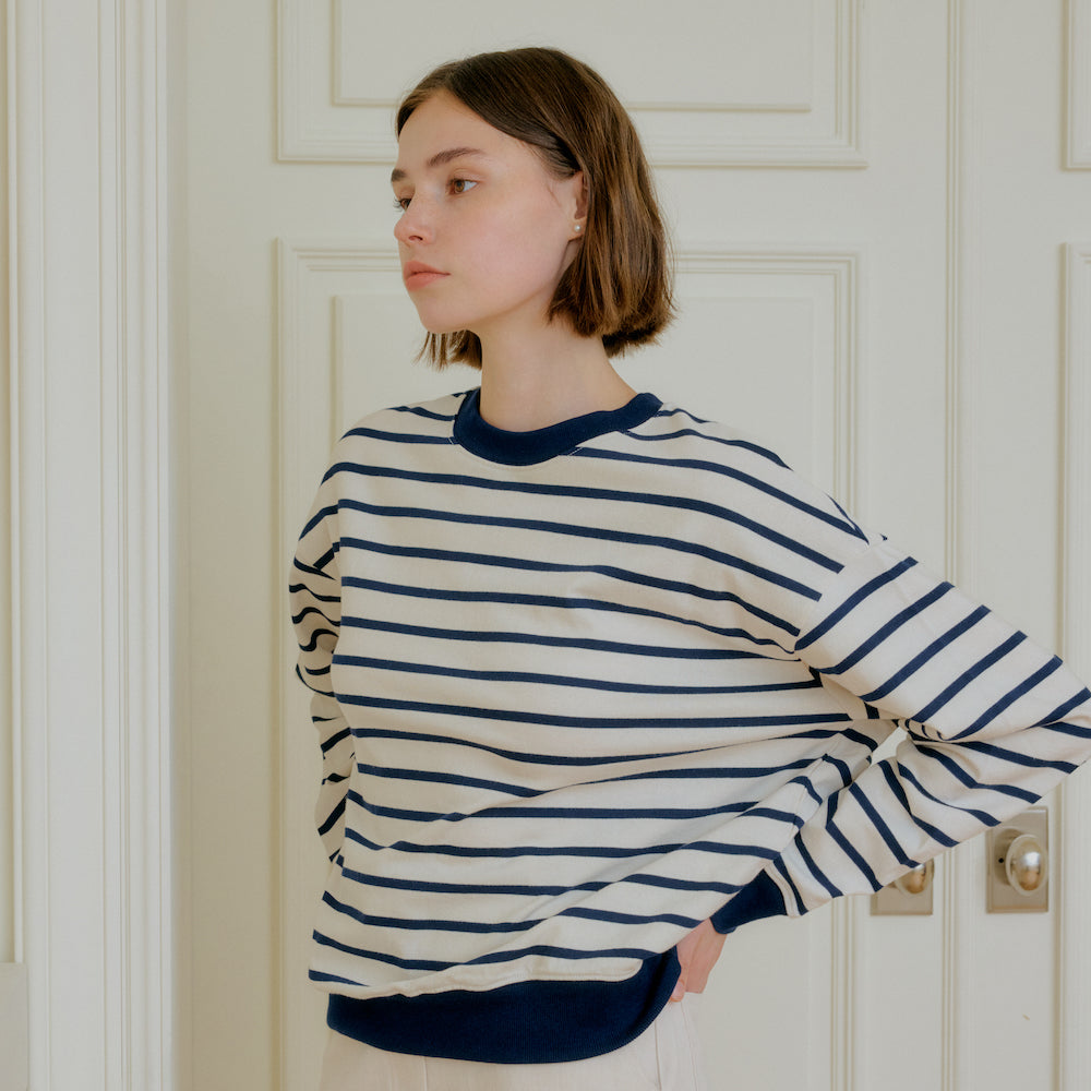 STRIPE SWEATSHIRT