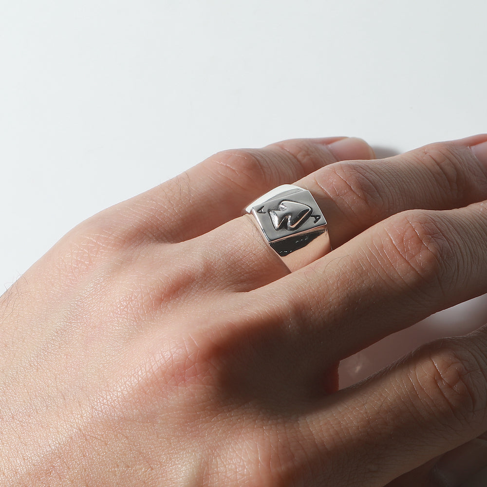 Spade Card Ring