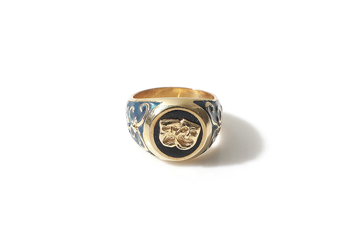 TWO FACE RING / DEEP BLUE