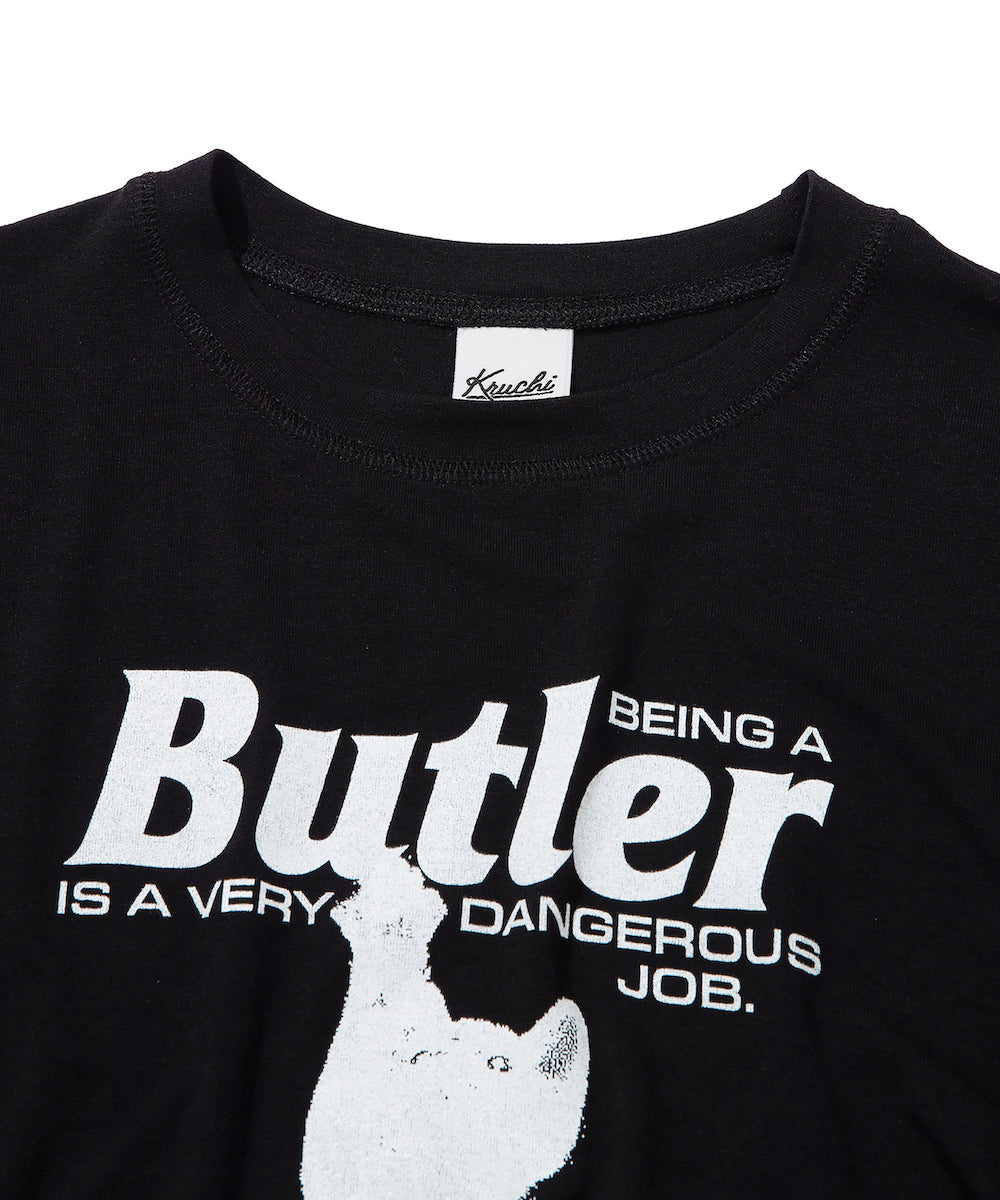 CAT BUTLER Crop long-sleeved T-Shirt