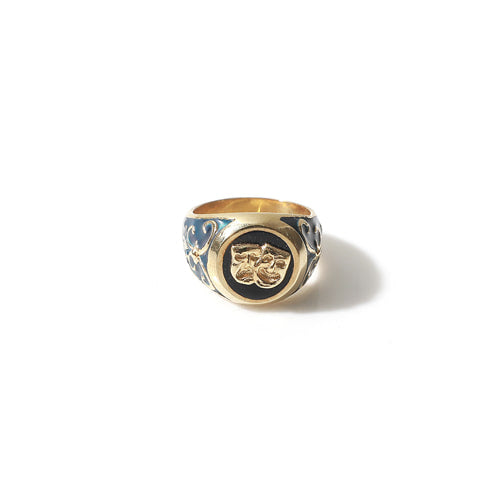 TWO FACE RING / DEEP BLUE